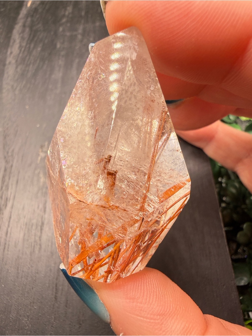 Red Rutilated Quartz Freeform - Picture 9 of 10